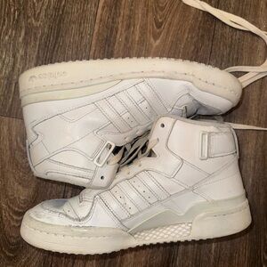 Adidas Forum Triple White High Tops